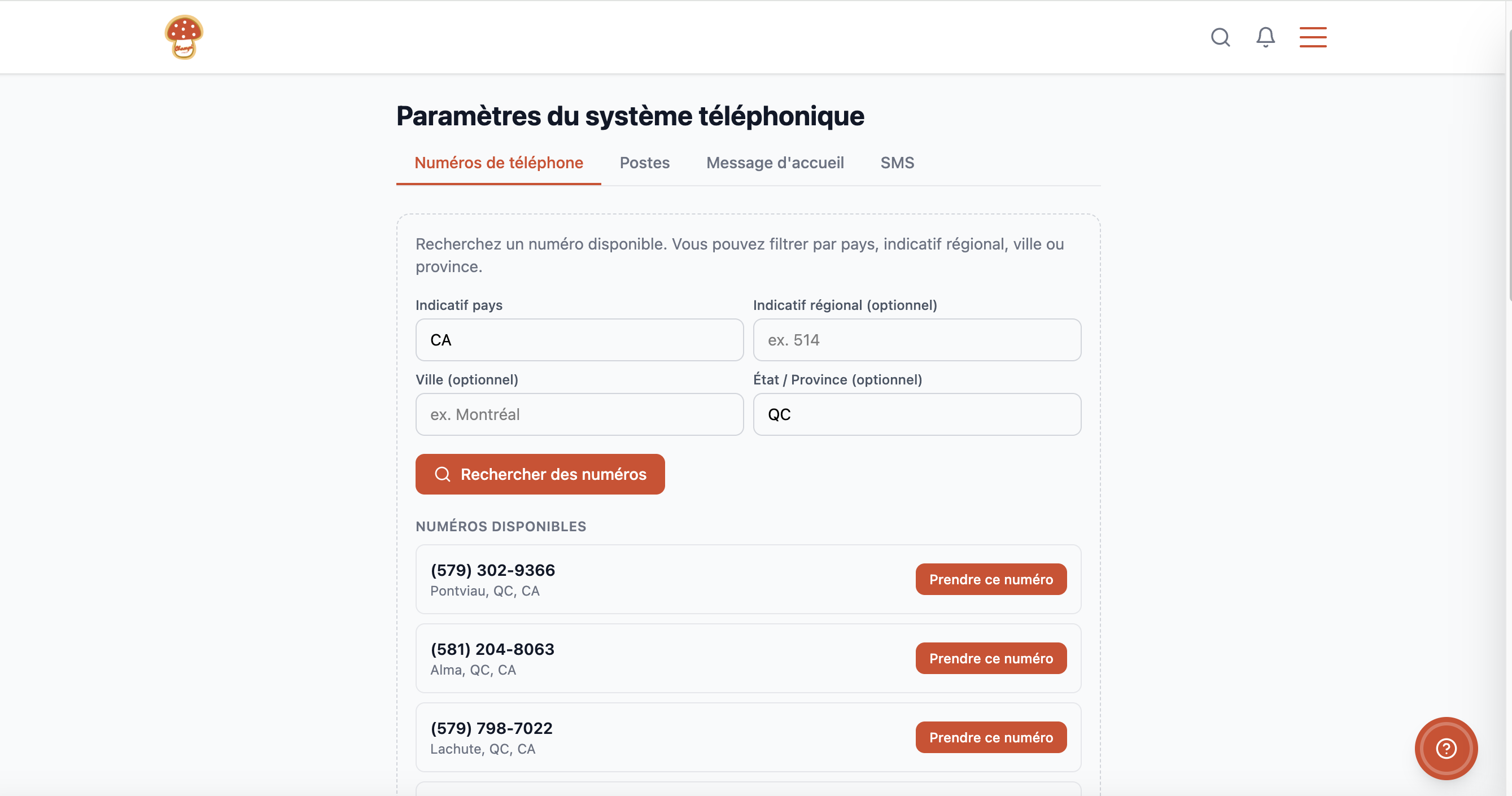 Système téléphonique IVR Parle : extensions, renvoi mobile et messagerie vocale